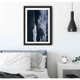 nahili ARTPRINT / POSTER "in the OCEAN" Natur - Drohne Fotografie Wellen Meer (DIN A1/A3 & 50x70cm)