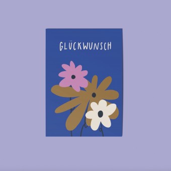 Girls in Motion Glückwunsch Postkarte A6