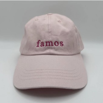 famos - Unisex Dad Cap in Rose & Pink - arrel