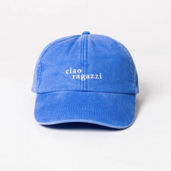 ciao ragazzi Dad Cap - vintage blue & white - arrel