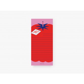 Notizblock "schmal", 3er Set / Tomato Do