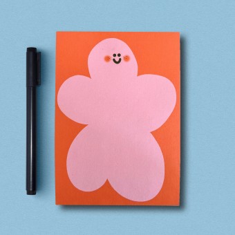 Notizblock rosaorange ✿ Jenne Grassmann