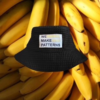 We Make Patterns - Bucket Hat Black