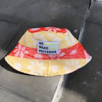 We Make Patterns - Towel Bucket Hat Orange/Yellow