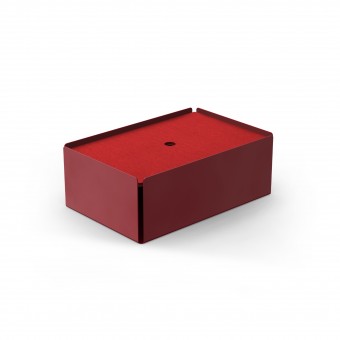 Charge-Box Ladestation Weinrot / Filz Rot