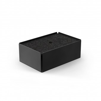 Charge-Box Ladestation Schwarz / Filz Granit Meliert