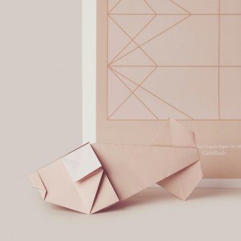 Origami Print Goldfisch von Christina Pauls