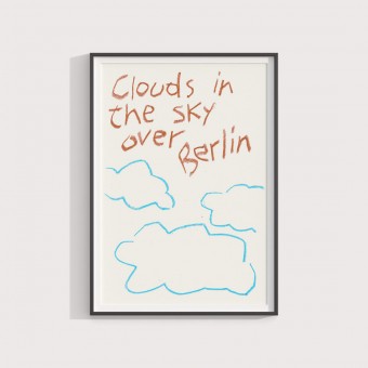 Clouds in the sky over Berlin – Print von Lavanda Posters