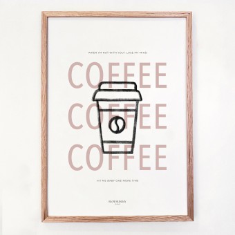 Coffee Lover | A3 Poster, Plakat | Slow Sunday Studio