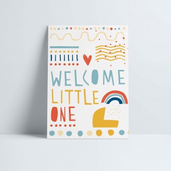 Designfräulein // Postkarte // Welcome little One