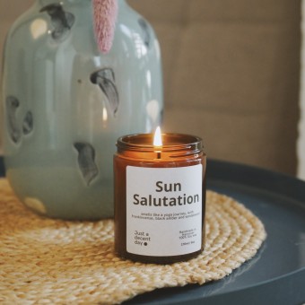 Sun Salutation - Duftkerze - Handmade - Sojawachs - Just a decent day