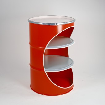 Lockengelöt - Schrank-Oval - aus einem Hamburger Ölfass