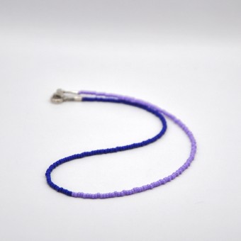 »HalfHalf« – Kette in Violett und Blau von PINAPINA