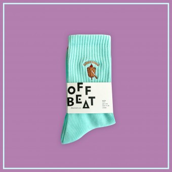 Gerippte Döner Kebab Berlin Socken von Offbeat