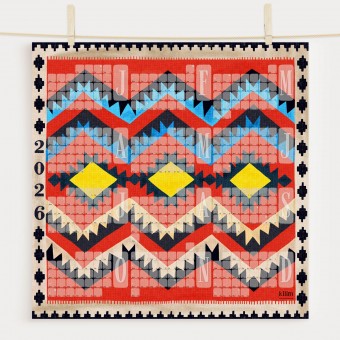Posterkalender 2026 Classic red / kilim