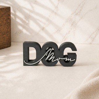 frido and me. | „Dog Mom“ Schriftzug | dekoratives Statement für Hundemamas