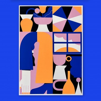 Anne Albert – Home – Siebdruck – 30 x 42 cm (A3)