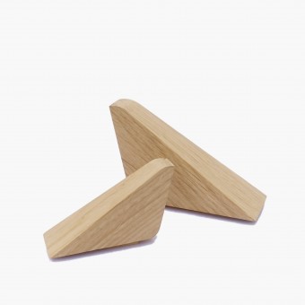 Einfachdesign, Deko, Vögel Eiche massiv 2 Stück