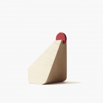 EINFACHDESIGN, Deko Holzhuhn aus Ahorn