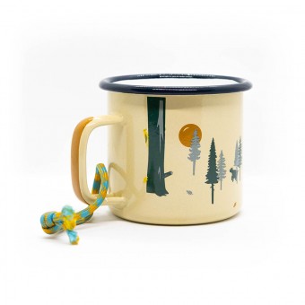Roadtyping Emaille Becher - Wild & free