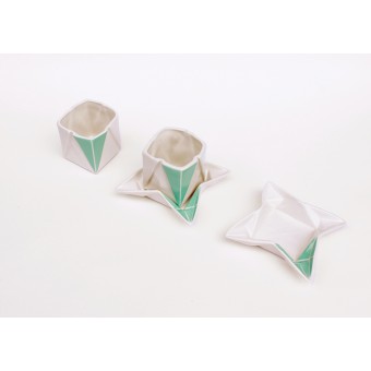 moij design Origami Espressotasse farbig