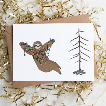 The Naughty District - Süße Weihnachtskarte »Slow Christmas«
