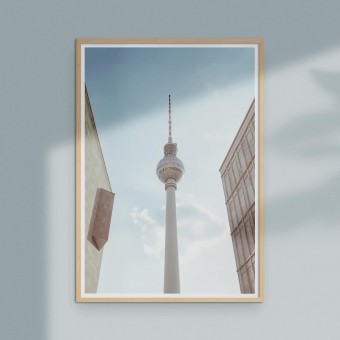Amy & Kurt Berlin A4 Artprint "Fernsehturm Berlin"