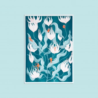The Naughty District - Print »Floral Tales«, DINA3
