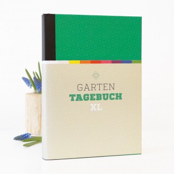GARTENTAGEBUCH XL, ewiger Kalender für Gärtner, Garten-Notizbuch, Gartenjournal, Buch für Hobbygärtner // sperlingB.design