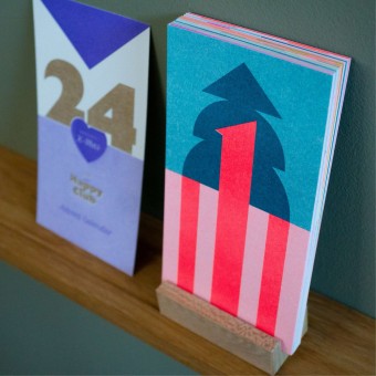Adventskalender für den Tisch / Risographie / The Happy Club