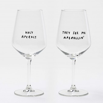 "Spritz Lovers" Weinglas-Bundle by Johanna Schwarzer × selekkt