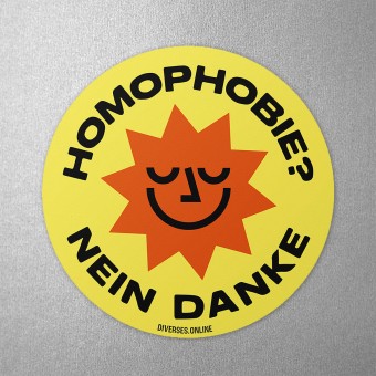 "Homophobie? Nein Danke" 10er Stickerset – DIVERSES