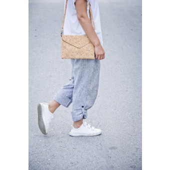 Praktische Kork Handtasche, vegane Clutch BY COPALA