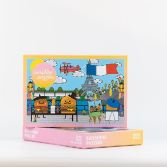 SUNSHINE PUZZLES, PARIS, 1000 TEILE PUZZLE