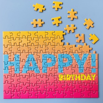 SUNSHINE PUZZLES, 99 TEILE MINI PUZZLE MIT POSTKARTE