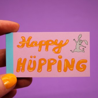 "Happy Hüpping" Daumenkino von Lazy Looping Daumenkinos