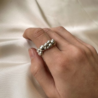 BUBBLE Ring, 925 Silber - CHIARAMITCH