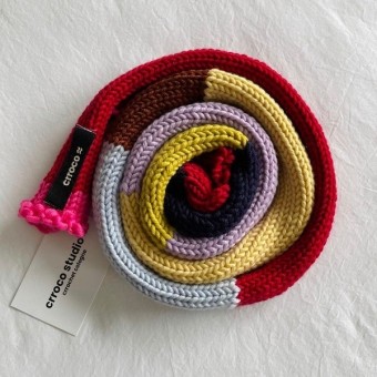 'Swirly-Scarf' - Handgemachter Merino Schal von crroco studio 