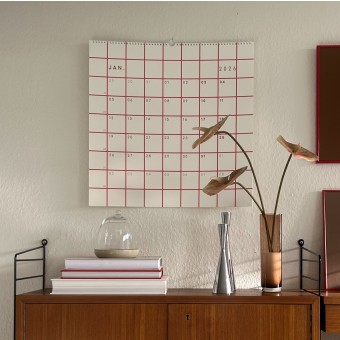 Wandkalender 2026,kariert - SANS.