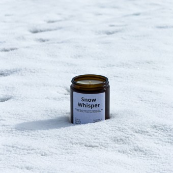 Snow Whisper - Duftkerze - Handmade - Sojawachs - Just a decent day