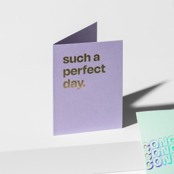 Grußkarte perfect day · lavender – Jo the brand