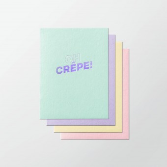 Klappkartenset · oh crêpe – Jo the brand