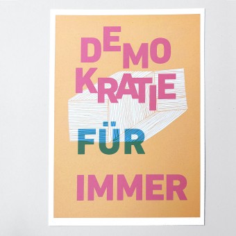 KLEINWAREN / VON LAUFENBERG Demokratie Poster # 1