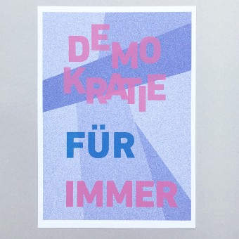 KLEINWAREN / VON LAUFENBERG Demokratie Poster # 2 