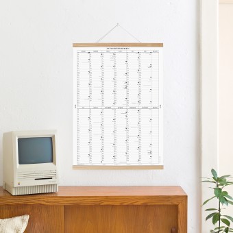 KLEINWAREN / VON LAUFENBERG Der A1 Wandkalender 2025 mit Posterleiste