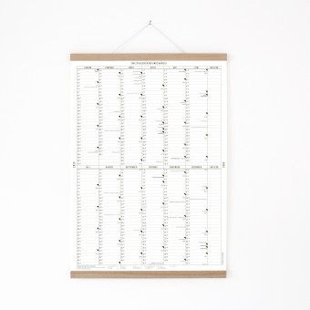 KLEINWAREN / VON LAUFENBERG Der A2 Wandkalender 2025 mit Posterleiste