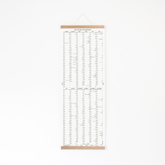 KLEINWAREN / VON LAUFENBERG Der lange Wandkalender 2026 mit Posterleiste