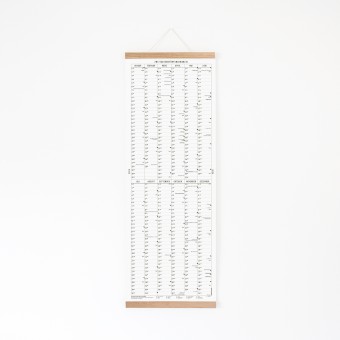 KLEINWAREN / VON LAUFENBERG Der lange Wandkalender 2025 mit Posterleiste