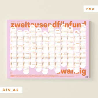 Familiar Faces »Wandkalender A2 Ånni 2025«: Vielfalt - Tag für Tag (Jahres-Planer/ Jahres-Kalender)