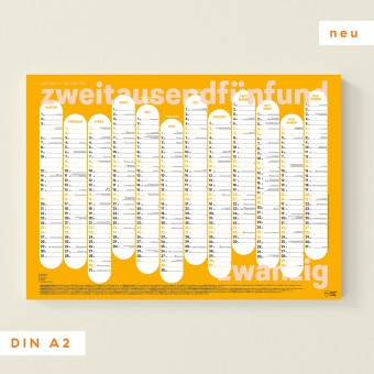 Familiar Faces »Wandkalender A2 Esra 2025«: Vielfalt - Tag für Tag (Jahres-Planer/ Jahres-Kalender)